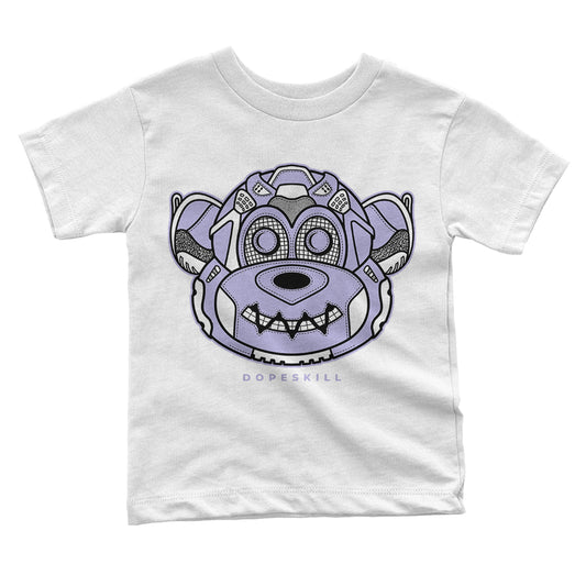 Pure Violet 11s Low DopeSkill Toddler Kids T-shirt Monk Graphic