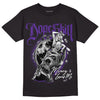 Court Purple 13s DopeSkill T-Shirt Money Loves Me Graphic - Black