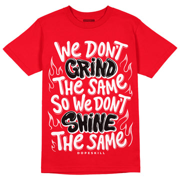 Cherry 11s DopeSkill Varsity Red T-shirt Grind Shine Graphic