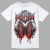 Gym Red 9s DopeSkill T-Shirt DopeSkill Evolution Graphic - White