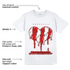 AJ 6 “Red Oreo” DopeSkill T-Shirt Juneteenth Heart Graphic