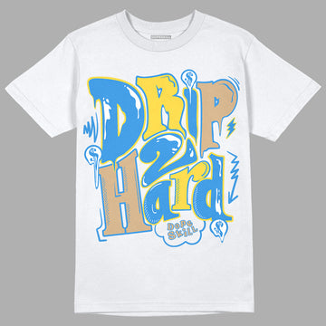 SB Dunk Low Homer DopeSkill T-Shirt Drip Too Hard Graphic - White