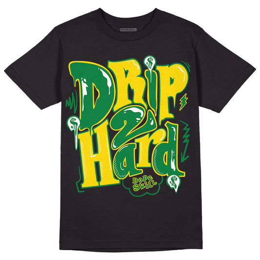 Dunk Low Reverse Brazil DopeSkill T-Shirt Drip Too Hard Graphic - Black