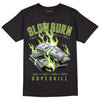 Dunk Low 'Chlorophyll' DopeSkill T-Shirt Slow Burn Graphic - Black 