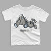 Cool Grey 11s DopeSkill Toddler Kids T-shirt Don’t Break My Heart Graphic, hiphop tees, grey graphic tees, sneakers match shirt - White