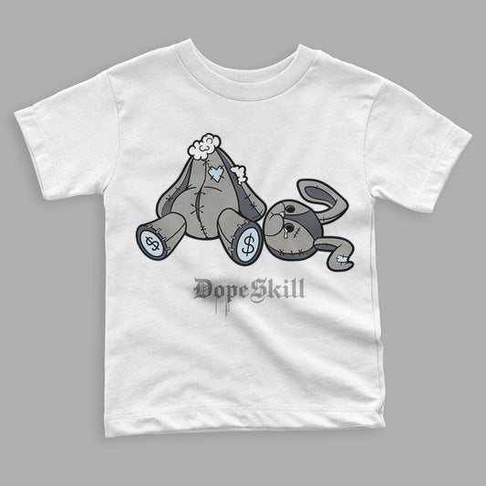 Cool Grey 11s DopeSkill Toddler Kids T-shirt Don’t Break My Heart Graphic, hiphop tees, grey graphic tees, sneakers match shirt - White