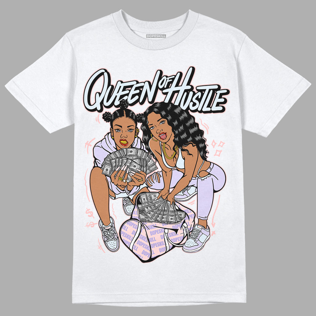 Easter Dunk Low DopeSkill T-Shirt Queen Of Hustle Graphic - White 