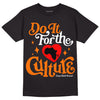 Wmns Dunk Low 'Magma Orange DopeSkill T-Shirt Do It For The Culture Graphic Streetwear - Black