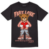 DJ Khaled x Jordan 5 Retro ‘Crimson Bliss’ DopeSkill T-Shirt Fake Love Graphic Streetwear  - Black