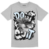 Black Metallic Chrome 6s DopeSkill Metallic Silver T-shirt Don't Quit Graphic