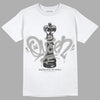 Jordan 11 Cool Grey DopeSkill T-Shirt Queen Chess Graphic Streetwear - White
