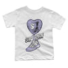 Pure Violet 11s Low DopeSkill Toddler Kids T-shirt Self Made Graphic