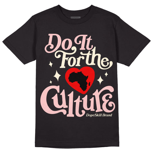 Jordan 1 High OG WMNS Washed Pink DopeSkill T-Shirt Do It For The Culture Graphic Streetwear - Black