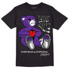 Dark Iris 3s DopeSkill T-Shirt Love Kills Graphic - Black 