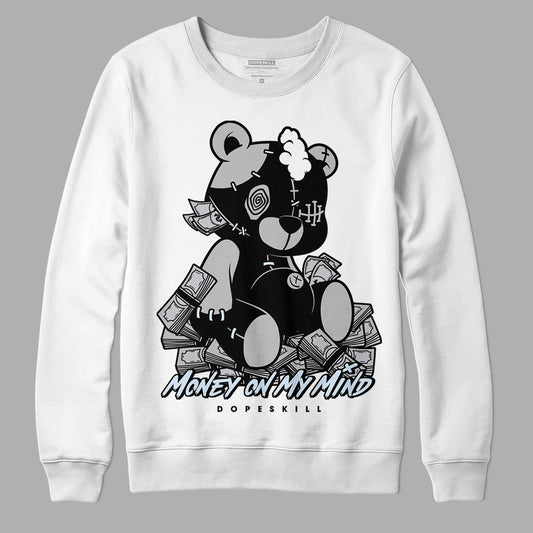 Black Metallic Chrome 6s DopeSkill Sweatshirt MOMM Bear Graphic - White