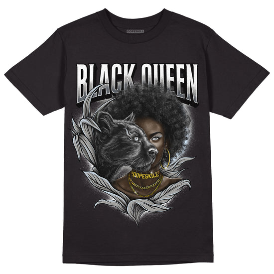 Cool Grey 11s DopeSkill T-Shirt New Black Queen Graphic - Black