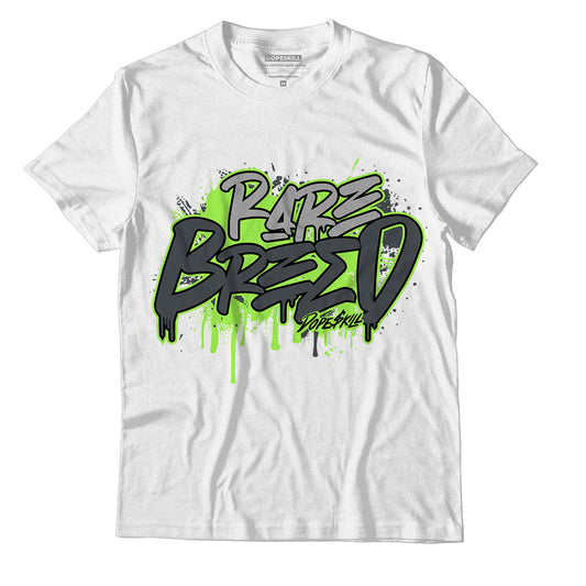 Jordan 5 Green Bean DopeSkill T-Shirt Rare Breed Graphic - White 