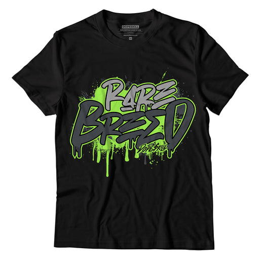Jordan 5 Green Bean DopeSkill T-Shirt Rare Breed Graphic - Black