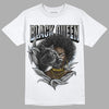 Cool Grey 11s DopeSkill T-Shirt New Black Queen Graphic - White