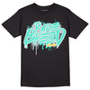 New Emerald 1s DopeSkill T-Shirt Rare Breed Graphic - Black