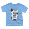 UNC 6s DopeSkill Toddler Kids T-shirt Number No.6 Graphic - University Blue T-shirt