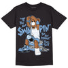 Jordan 5 Retro University Blue DopeSkill T-Shirt If You Aint Graphic Streetwear - Black