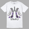 Dark Iris 3s DopeSkill T-Shirt Breathe Graphic - White 