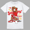 Dunk Low Gym Red DopeSkill T-Shirt If You Aint Graphic - White 