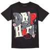 Jordan 3 Retro White Cement Reimagined DopeSkill T-Shirt Drip Too Hard Graphic Streetwear - Black