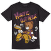 Brotherhood 1s High OG DopeSkill T-Shirt Money Is Our Motive Bear Graphic - Black