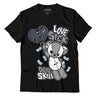 Jordan 11 Cool Grey DopeSkill T-Shirt Love Sick Graphic, hiphop tees, grey graphic tees, sneakers match shirt - Black