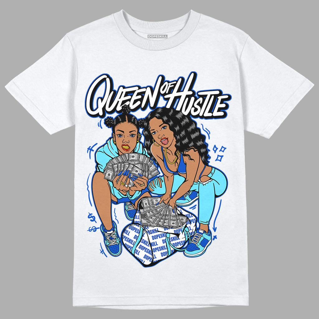 SB Dunk Argon DopeSkill T-Shirt Queen Of Hustle Graphic - White 