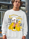 AJ 13 Del Sol DopeSkill Sweatshirt Money Is The Motive Graphic