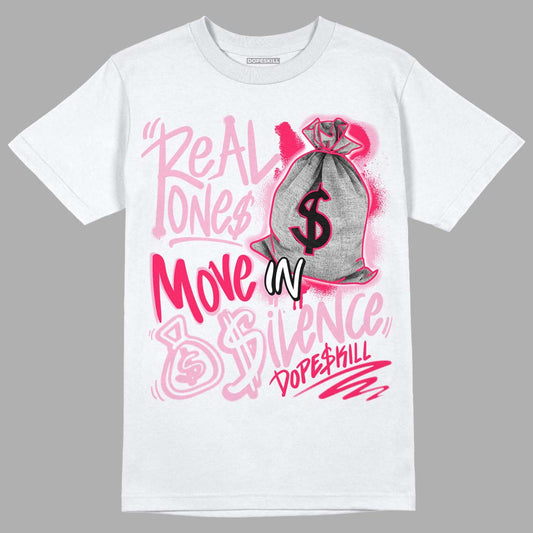 Air Max 90 Valentine's Day DopeSkill T-Shirt Real Ones Move In Silence Graphic Streetwear - White 