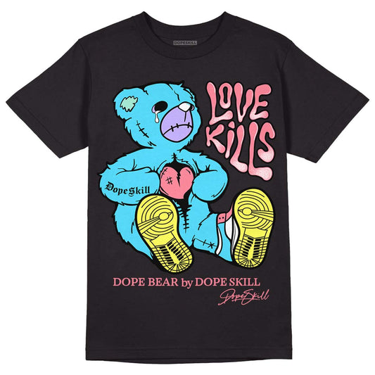Candy Easter Dunk Low DopeSkill T-Shirt Love Kills Graphic - Black