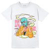 Jordan 1 Low Flyease Bio Hack DopeSkill T-Shirt Money Is The Motive Graphic - White 