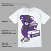 Dark Iris 3s DopeSkill T-Shirt Sneakerhead BEAR Graphic