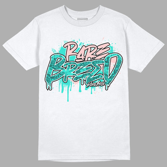 Green Snakeskin Dunk Low DopeSkill T-Shirt Rare Breed Graphic - White