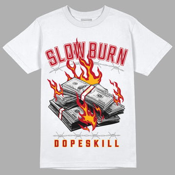 Cardinal 7s DopeSkill T-Shirt Slow Burn Graphic - White 