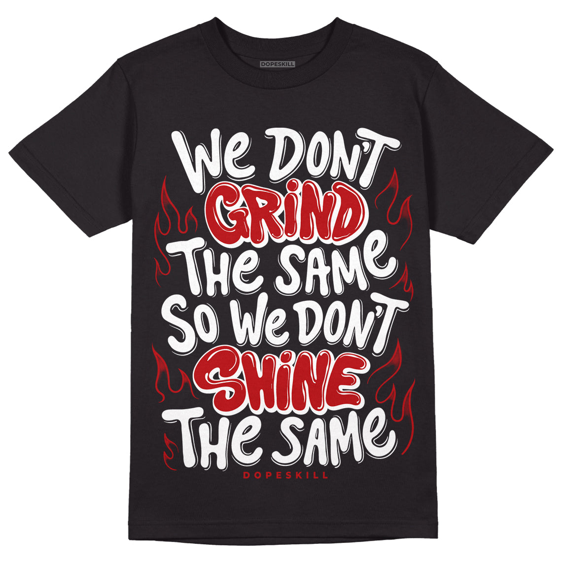 Playoffs 13s DopeSkill T-Shirt Grind Shine Graphic - Black