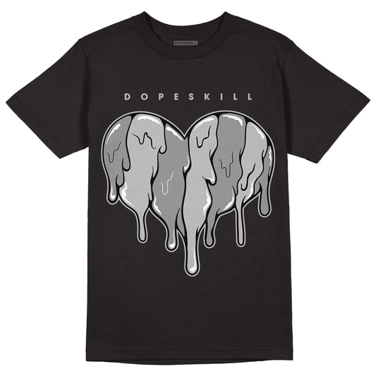 YZ 450 Utility Black DopeSkill T-Shirt Slime Drip Heart Graphic - Black