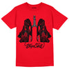 Red Thunder 4s DopeSkill Red T-shirt Breathe Graphic