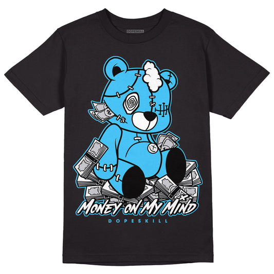 University Blue 13s DopeSkill T-Shirt MOMM Bear Graphic - Black