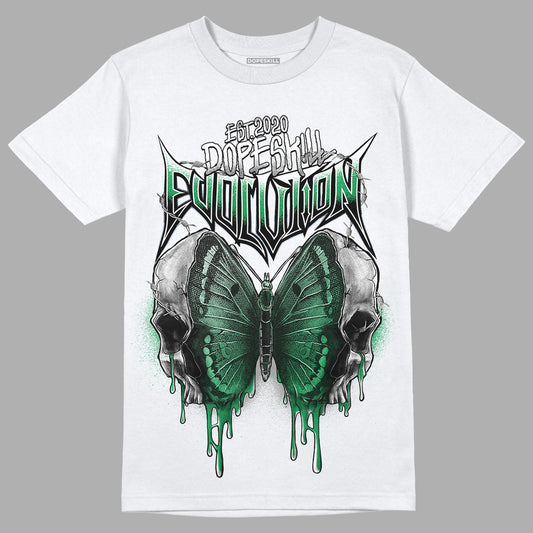 Jordan 3 WMNS “Lucky Green” DopeSkill T-Shirt DopeSkill Evolution Graphic Streetwear - White