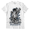 Jordan 6 Midnight Navy DopeSkill White T-Shirt Juneteenth Graphic