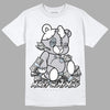 Jordan 11 Retro Low Cement Grey DopeSkill T-Shirt MOMM Bear Graphic Streetwear - White