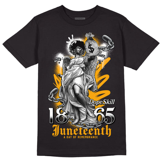 Black Taxi 12s DopeSkill T-Shirt Juneteenth Graphic - Black 