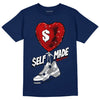 Midnight Navy 4s DopeSkill Midnight Navy T-shirt Self Made Graphic