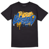 Dunk Blue Jay and University Gold DopeSkill T-Shirt Rare Breed Graphic Streetwear - Black