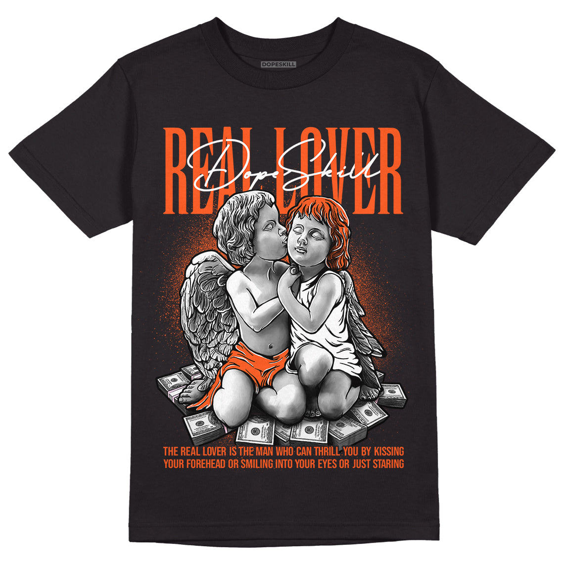 Starfish 1s DopeSkill T-Shirt Real Lover Graphic - Black
